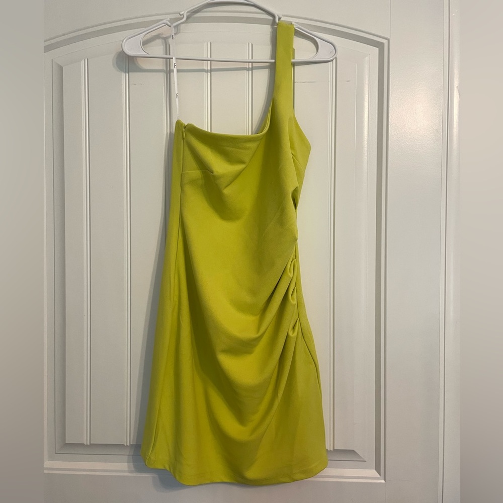 Lulus Mini One Shoulder Bodycon Dress